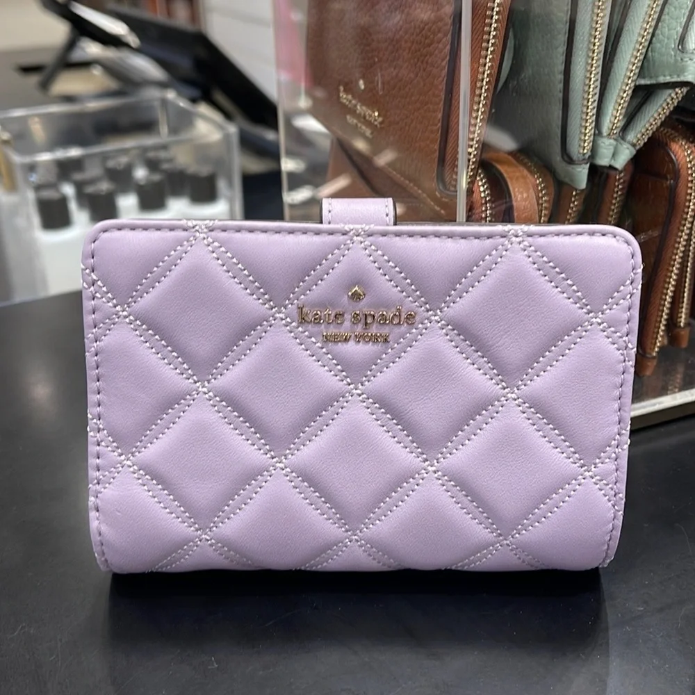Kate Spade Natalia Medium Compact Bifold Wallet
Lilac Frost - Picture 1 of 16